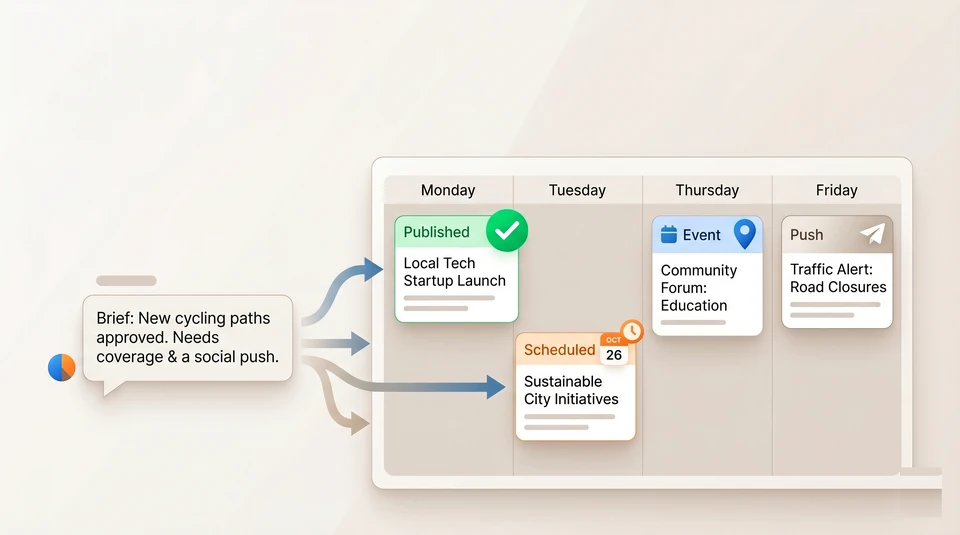 AI Content Publishing: Run Your App's Editorial Calendar with an Agent AI Content Publishing: Run Your App's Editorial Calendar with an Agent