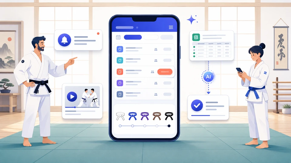 How to build a martial arts club app without code How to build a martial arts club app without code